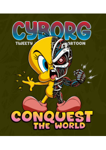 Ciborg Piolín Vector